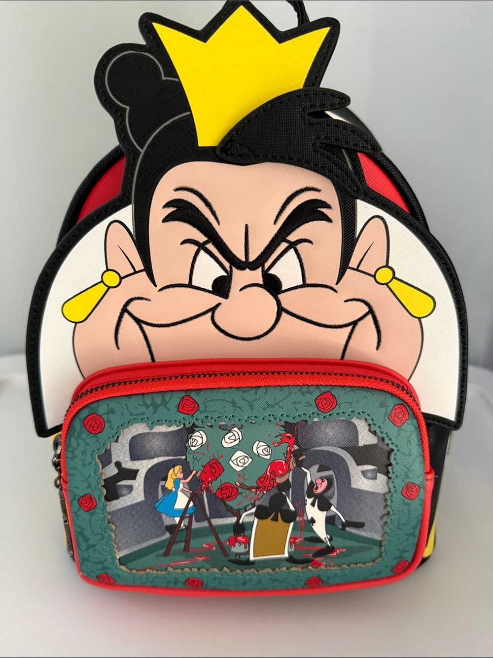 Loungefly Disney Queen of Hearts Mini Backpack